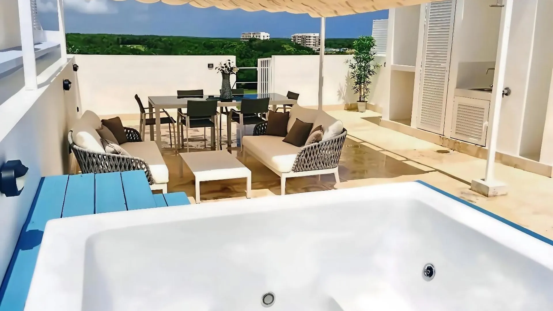 Cana Rock Condos Penthouse Vista Espectacular Golf & Jacuzzi B-336 Punta Cana Repubblica Dominicana