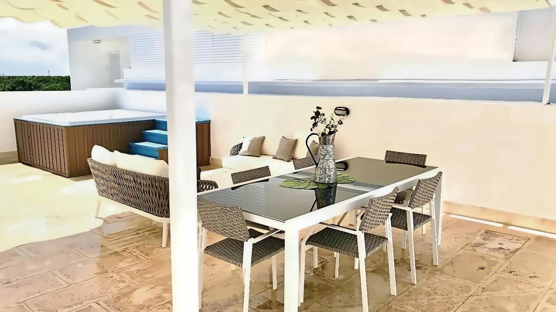 Cana Rock Condos Penthouse Vista Espectacular Golf & Jacuzzi B-336 Punta Cana